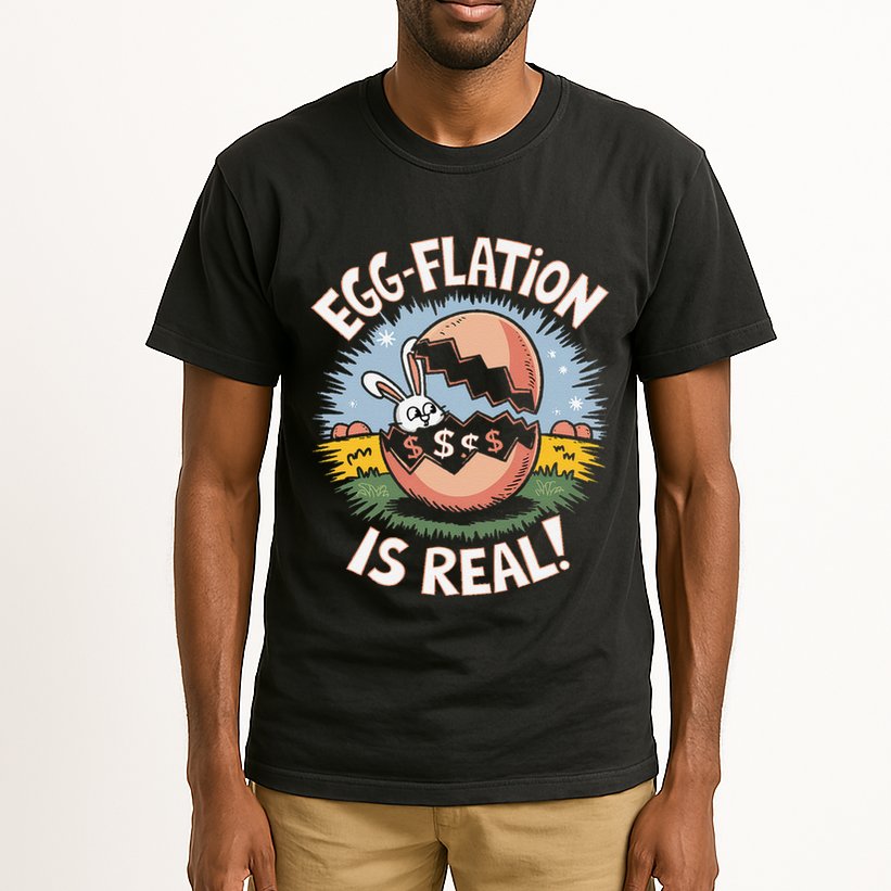 Funny Easter Jokes On Egg Inflation Eggflation Eggflation Tall T-Shirt
