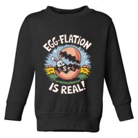 Funny Easter Jokes On Egg Inflation Eggflation Eggflation Toddler Sweatshirt