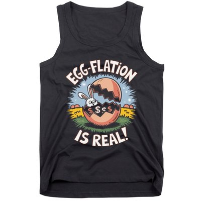 Funny Easter Jokes On Egg Inflation Eggflation Eggflation Tank Top