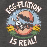 Funny Easter Jokes On Egg Inflation Eggflation Eggflation Vector Backpack