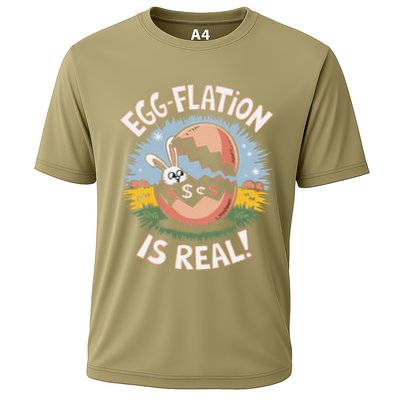 Funny Easter Jokes On Egg Inflation Eggflation Eggflation Performance Shirt