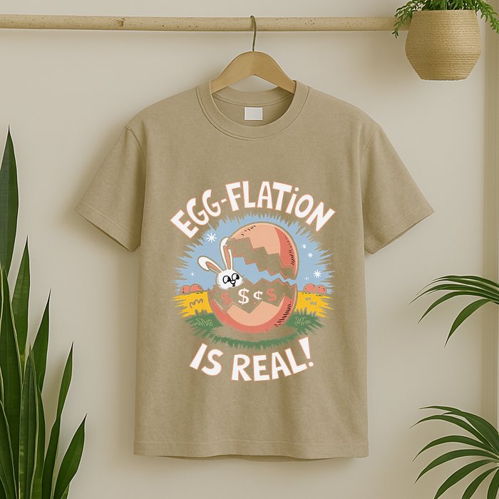 Funny Easter Jokes On Egg Inflation Eggflation Eggflation T-Shirt