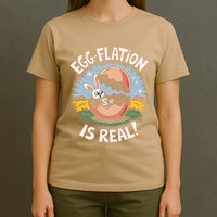 Funny Easter Jokes On Egg Inflation Eggflation Eggflation T-Shirt