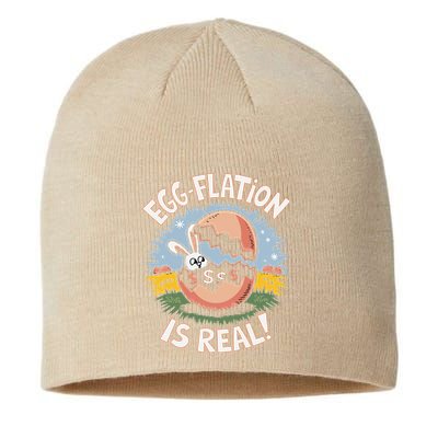 Funny Easter Jokes On Egg Inflation Eggflation Eggflation Sustainable Beanie