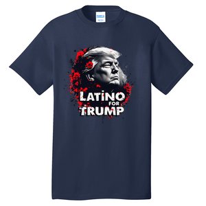 Funny Election Latinos For Trump 2024 Reelect Donald Trump47 Tall T-Shirt