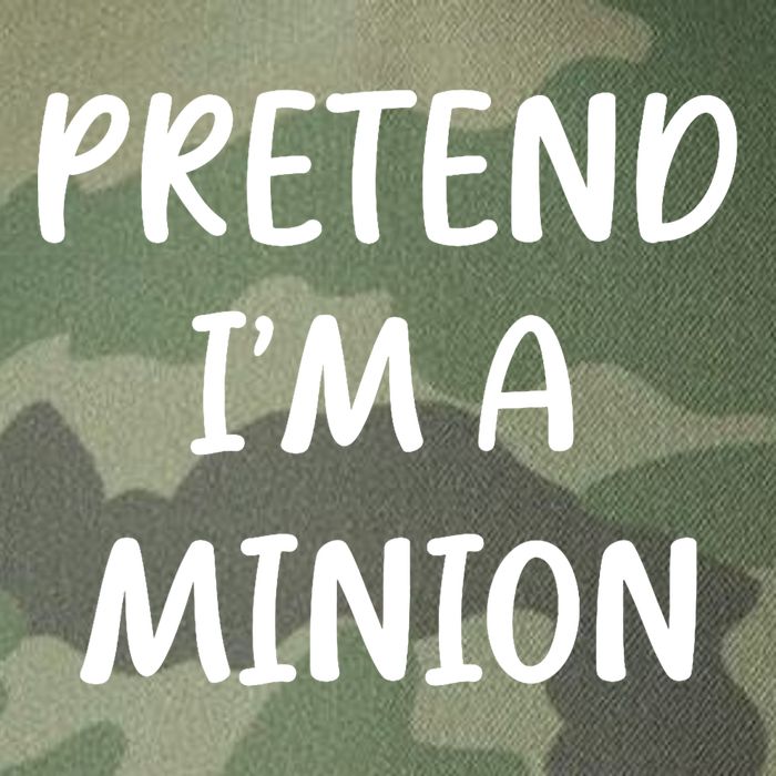 Funny Easy Lazy Halloween Pretend IM A Minion Costume Legacy Tie Dye Trucker Hat