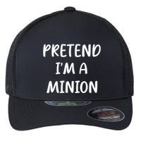 Funny Easy Lazy Halloween Pretend IM A Minion Costume Flexfit Unipanel Trucker Cap