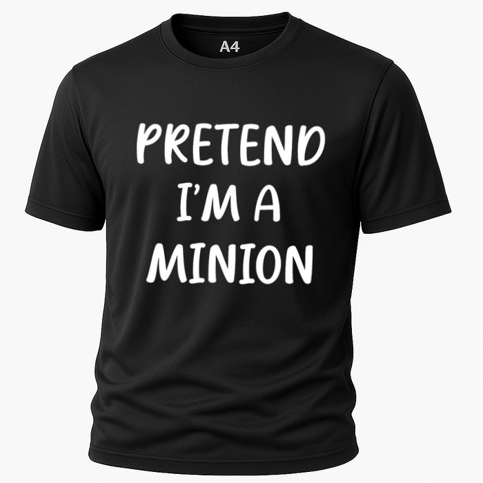 Funny Easy Lazy Halloween Pretend IM A Minion Costume Performance Shirt
