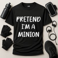 Funny Easy Lazy Halloween Pretend IM A Minion Costume Performance Shirt