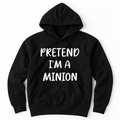 Funny Easy Lazy Halloween Pretend IM A Minion Costume Hoodie