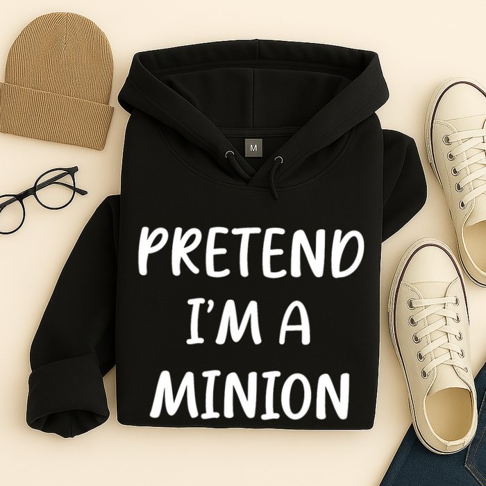Funny Easy Lazy Halloween Pretend IM A Minion Costume Hoodie
