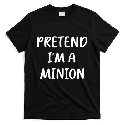 Funny Easy Lazy Halloween Pretend IM A Minion Costume T-Shirt