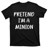 Funny Easy Lazy Halloween Pretend IM A Minion Costume T-Shirt