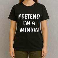 Funny Easy Lazy Halloween Pretend IM A Minion Costume T-Shirt