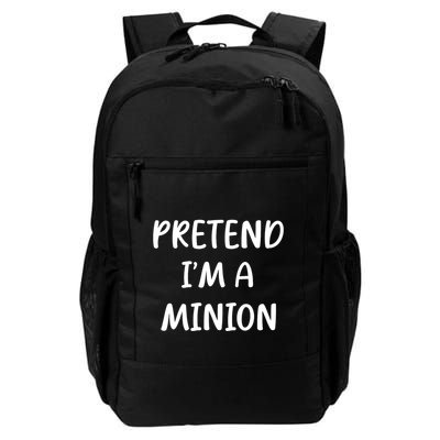 Funny Easy Lazy Halloween Pretend IM A Minion Costume Backpack