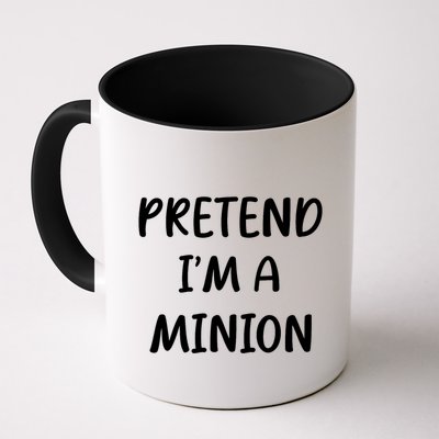 Funny Easy Lazy Halloween Pretend IM A Minion Costume Mug