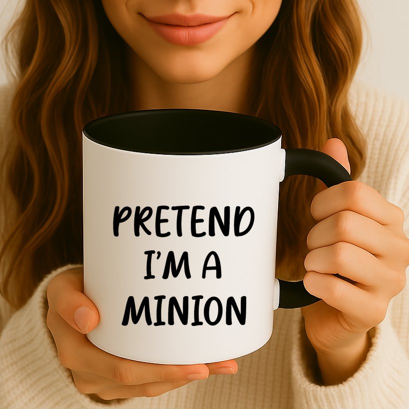 Funny Easy Lazy Halloween Pretend IM A Minion Costume Mug