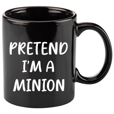 Funny Easy Lazy Halloween Pretend IM A Minion Costume 11oz C Handle Ceramic Mug