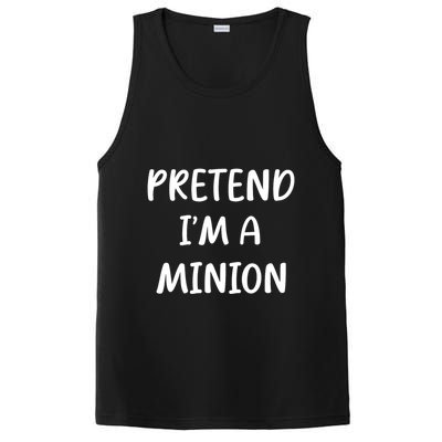 Funny Easy Lazy Halloween Pretend IM A Minion Costume PosiCharge Competitor Tank