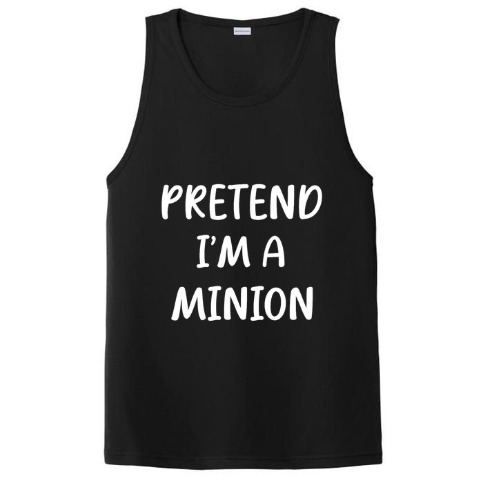 Funny Easy Lazy Halloween Pretend IM A Minion Costume PosiCharge Competitor Tank