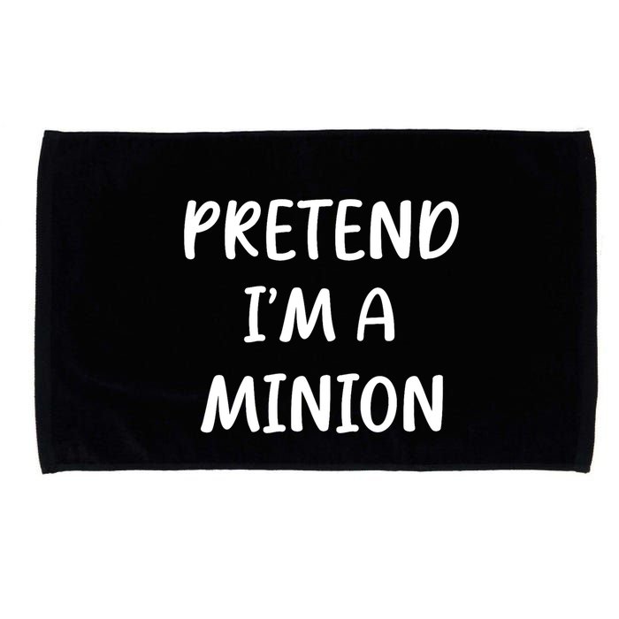 Funny Easy Lazy Halloween Pretend IM A Minion Costume Microfiber Hand Towel