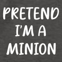 Funny Easy Lazy Halloween Pretend IM A Minion Costume Vector Backpack