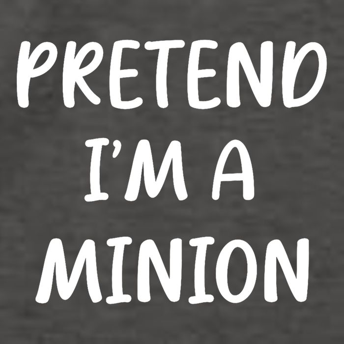 Funny Easy Lazy Halloween Pretend IM A Minion Costume Vector Backpack