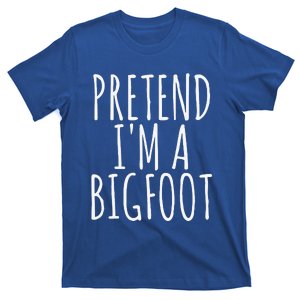 Funny Easy Lazy Halloween PRETEND IM A BIGFOOT COSTUME T-Shirt