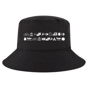 Funny Encrypted Live Laugh Love Cool Comfort Performance Bucket Hat