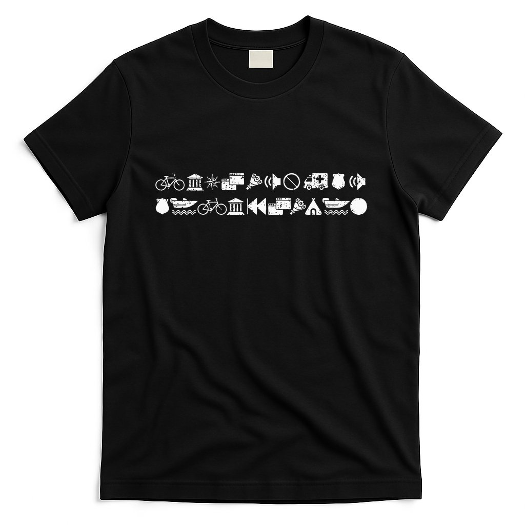 Funny Encrypted Live Laugh Love T-Shirt