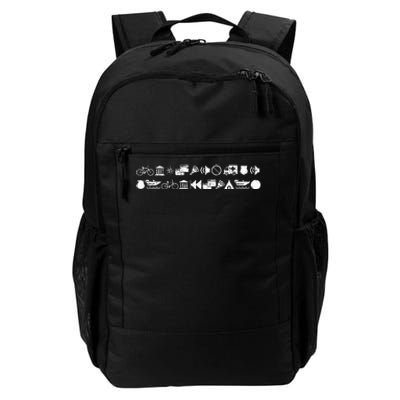 Funny Encrypted Live Laugh Love Daily Commute Backpack