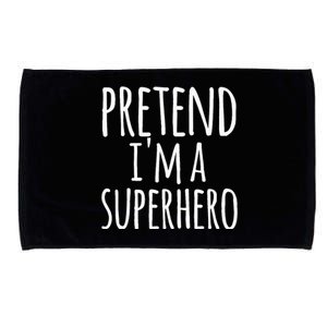 Funny Easy Lazy Halloween PRETEND IM A SUPERHERO Costume Microfiber Hand Towel