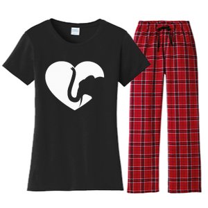 Funny Elephant Lover Gift Women Who Love Elephant Women's Flannel Pajama Set