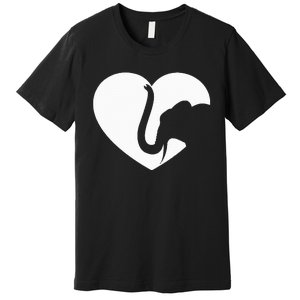 Funny Elephant Lover Gift Women Who Love Elephant Premium T-Shirt