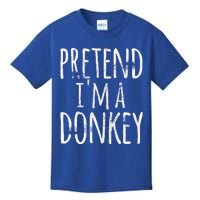 Funny Easy Lazy Halloween PRETEND IM A DONKEY Costume Kids T-Shirt