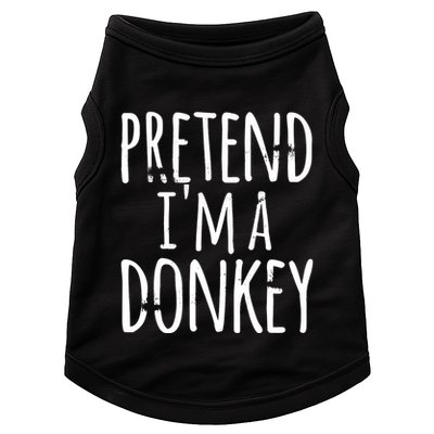Funny Easy Lazy Halloween PRETEND IM A DONKEY Costume Doggie Tank