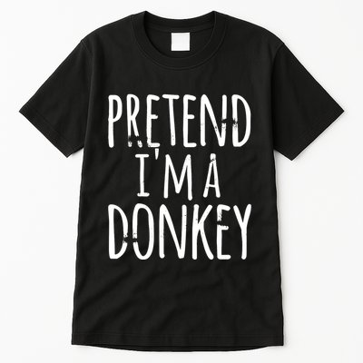 Funny Easy Lazy Halloween PRETEND IM A DONKEY Costume Tall T-Shirt