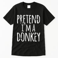 Funny Easy Lazy Halloween PRETEND IM A DONKEY Costume Tall T-Shirt
