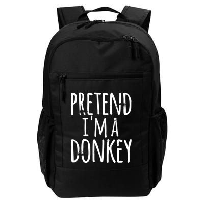 Funny Easy Lazy Halloween PRETEND IM A DONKEY Costume Backpack