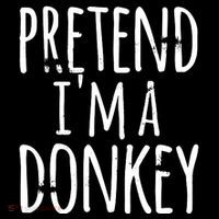 Funny Easy Lazy Halloween PRETEND IM A DONKEY Costume Magnet