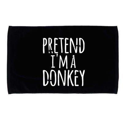 Funny Easy Lazy Halloween PRETEND IM A DONKEY Costume Microfiber Hand Towel