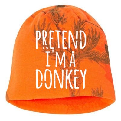 Funny Easy Lazy Halloween PRETEND IM A DONKEY Costume Kati - Camo Knit Beanie