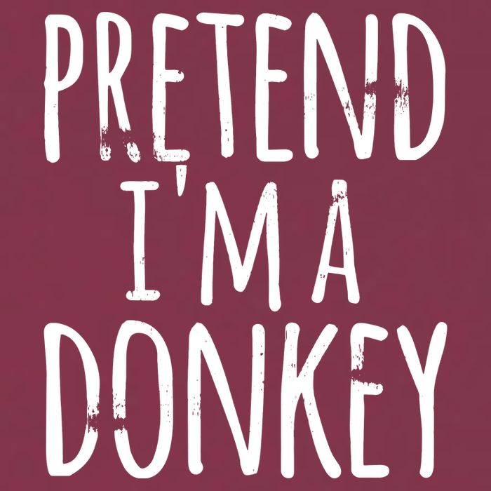 Funny Easy Lazy Halloween PRETEND IM A DONKEY Costume 16oz Travel Tumbler