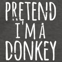 Funny Easy Lazy Halloween PRETEND IM A DONKEY Costume Vector Backpack