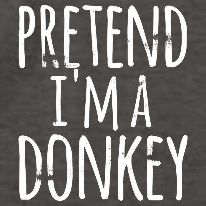 Funny Easy Lazy Halloween PRETEND IM A DONKEY Costume Vector Backpack
