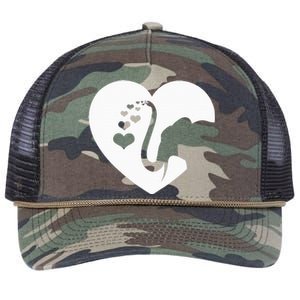 Funny Elephant Lover Gift For Women Who Love Elephant Retro Rope Trucker Hat Cap