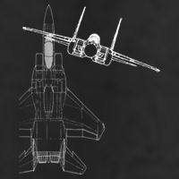 F15 Eagle Line Art Military Jet Fighter Hat