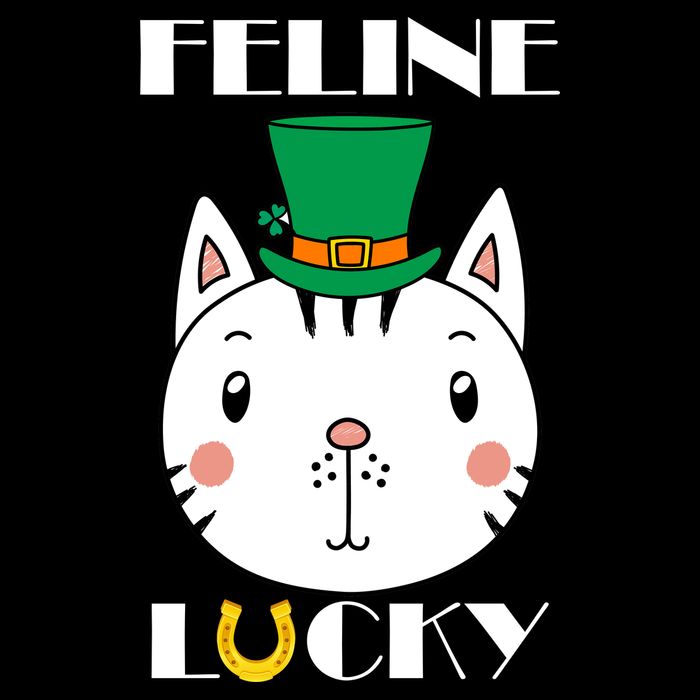 Feline Lucky Cat St Patricks Day Performance Shirt