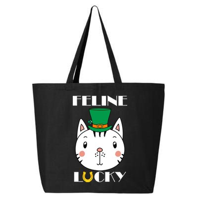 Feline Lucky Cat St Patricks Day 25L Jumbo Tote