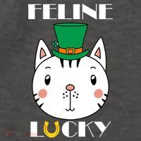 Feline Lucky Cat St Patricks Day Vector Backpack